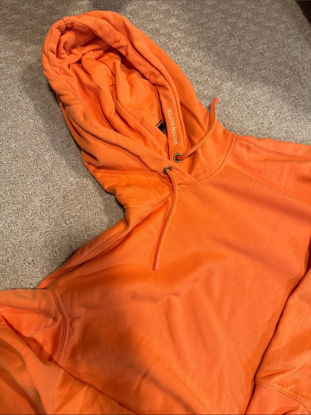 Scott & Soda Orange Hooded Sweatshirt